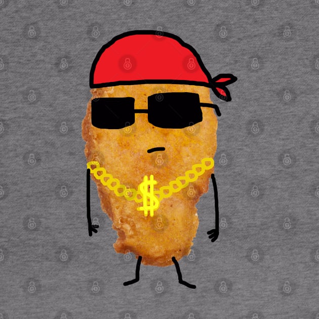 Funny Chicken Nugget Gangster by GWENT